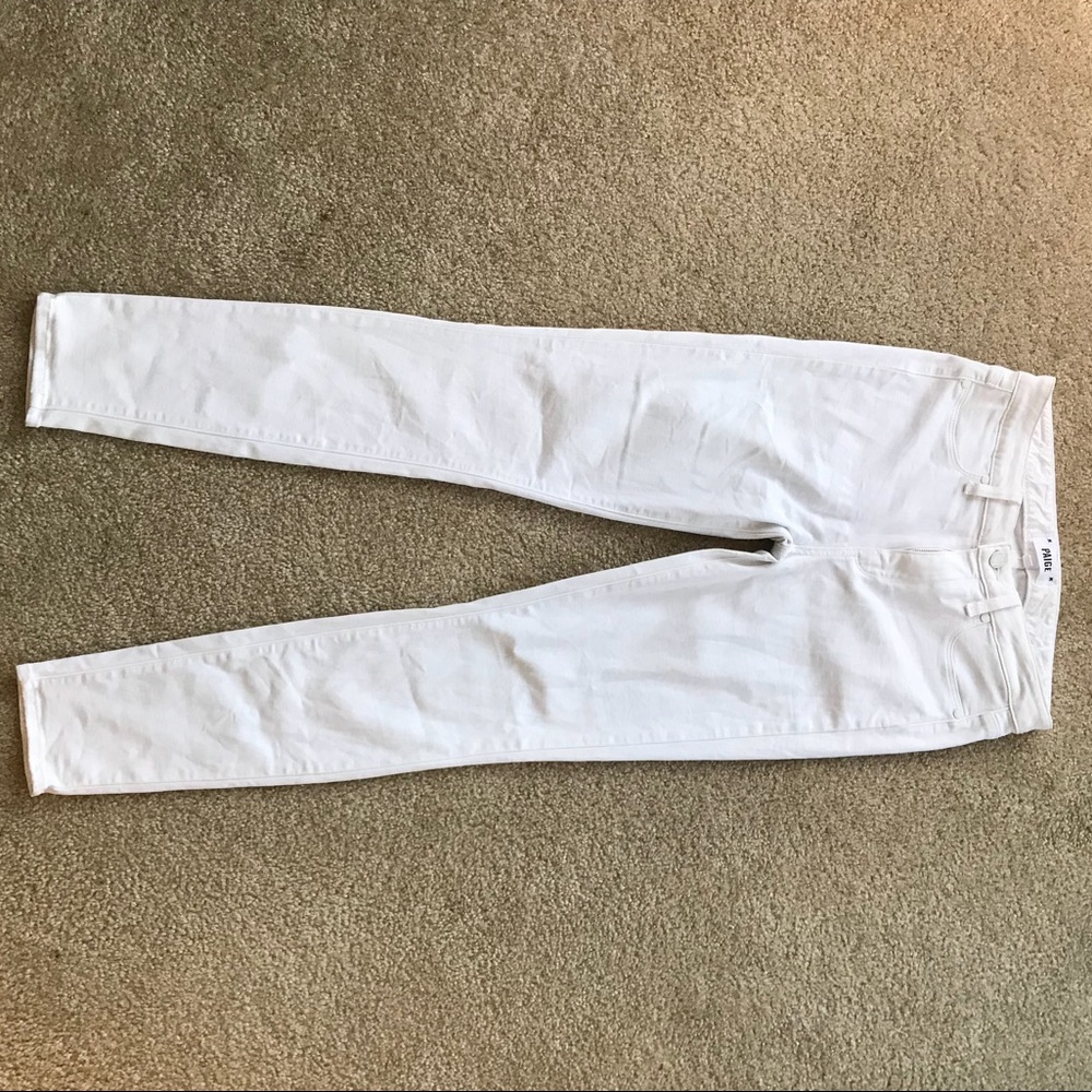 Paige Horton Ultra Skinny White Jeans